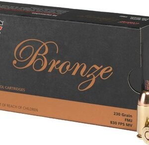 PMC Bronze .45 ACP 230 Grain FMJ – 50 Round Box