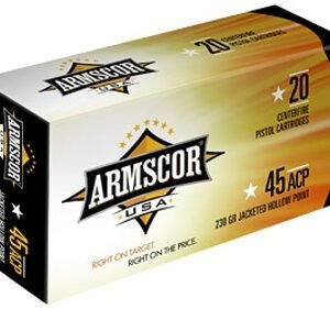 Armscor USA 45 ACP 230gr Jacketed Hollow Point
