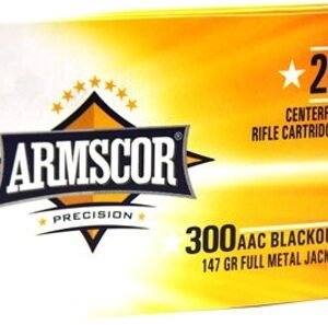 Armscor FAC300AAC1N USA 300Blackout 147gr Full Metal Jacket