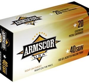 Armscor AC403N USA 40S&W 180gr Jacketed Hollow Point