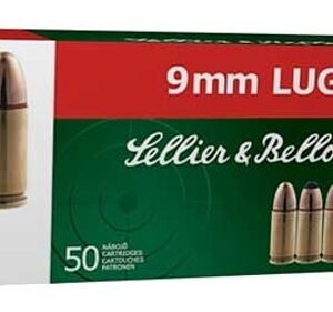 Sellier & Bellot SB9A Handgun 9mm Luger 115 gr Full Metal Jacket