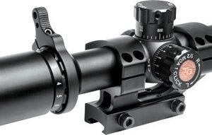 Truglo TG8516TL Tru-Brite 30 1-6x 24mm Objective Wide FOV 30mm Tube Black Matte Finish Illuminated Duplex Mil-Dot