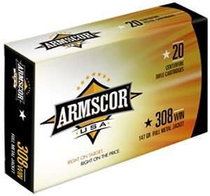 Armscor FAC3081N USA 308Win 147gr Full Metal Jacket