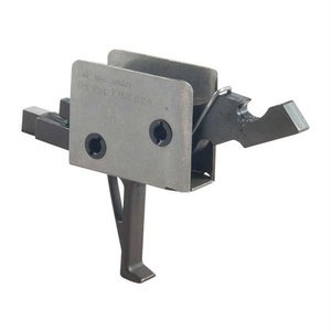 CMC Triggers 91503 Drop-In Single-Stage Flat Trigger w/ 3-3.50 lbs Draw Weight & Black/Silver Finish