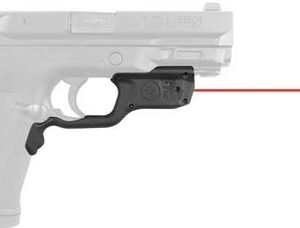 Crimson Trace 0198701 Laserguard Fits S&W M&P 22/380EZ Shield/9EZ Shield, Red Laser Black Polymer