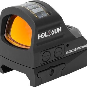 Holosun HS507CX2 HS507C X2 Black Anodized 0.63 x 0.91 2 MOA Red Dot/32 MOA Red Circle Multi Reticle