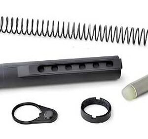 LBE Unlimited MILBUFKT Mil-Spec Buffer Tube Kit 6 Position AR-15 Black