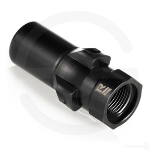 Rugged Suppressor OA003 3 Lug Adapter Obsidian Accessoies 1/2"-28 tpi Black