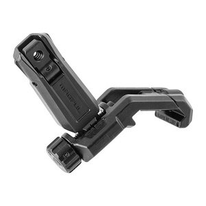Magpul MAG526-BLK MBUS Pro Offset Sight Rear QPQ Melonited Steel Construction for AR-15