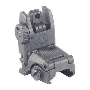 Magpul MAG248-BLK MBUS Sight Rear Black Folding for AR-15/M16