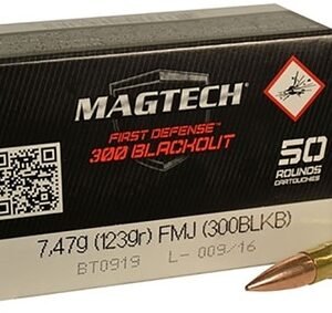 Magtech 300BLKB Tactical/Training 300 Blackout 123 gr Full Metal Jacket