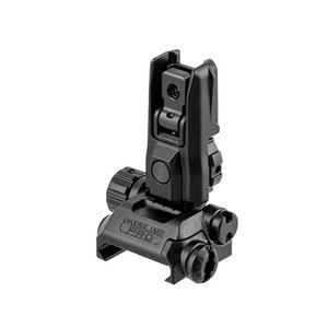 Magpul MAG527-BLK MBUS Pro LR Adjustable Sight Rear Black Adjustable for AR-15