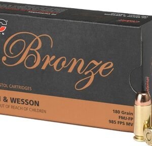 PMC 40E Bronze 40S&W 180gr Full Metal Jacket Flat Point
