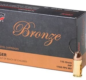 PMC 9B Bronze 9mm Luger 115 gr Jacket Hollow Point