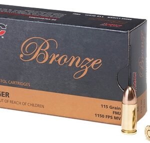 PMC 9A Bronze 9mmLuger 115gr Full Metal Jacket