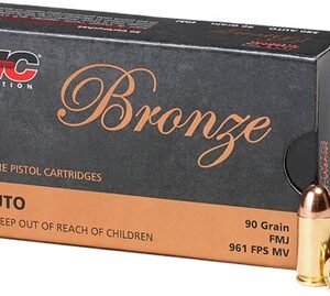 PMC 380A Bronze 380 ACP 90 gr Full Metal Jacket