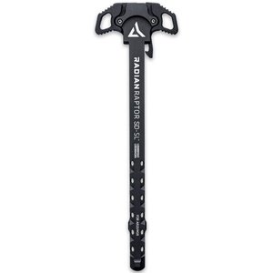 Radian Weapons R0278 Raptor SD-SL Ambi Charging Handle, Black, Slim Line Handles, Gas Ported Shaft, Fits Mil-Spec AR-15/M16 Platform