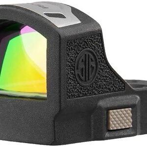 Sig Sauer Electro-Optics SOR02100 Romeo-RS Compact Black 1x24mm 2 MOA Red Dot/32 MOA Circle Reticle
