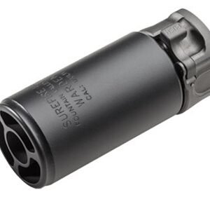 SureFire WARDENBK Warden Muzzle Device 7.62x39mm/5.56x45mm NATO Fast Attach Black Steel