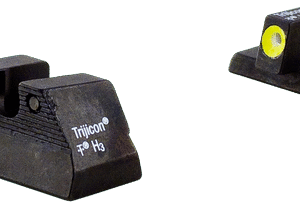Trijicon 600596 HD Night Sights- H&K USP Black | Green Tritium Yellow Outline Front Sight Green Tritium Black Outline Rear Sight
