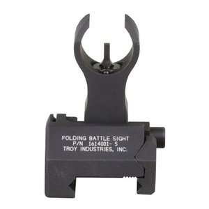 Troy Ind SSIGFBSFHBT00 Front Folding BattleSight HK Black Hardcoat Anodized