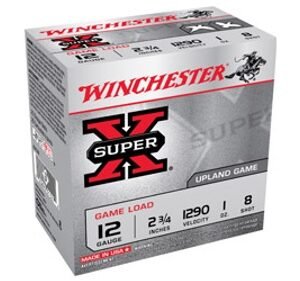 Winchester Ammo XU128 Super X Game Load 12 Gauge 2.75" 1oz 8Shot