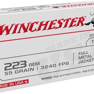 Winchester Ammo W223K USA 223 Rem 55 gr Full Metal Jacket