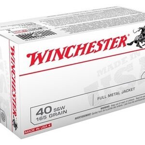 Winchester Ammo USA40SWVP USA Value Pack 40 S&W 165 gr Full Metal Jacket