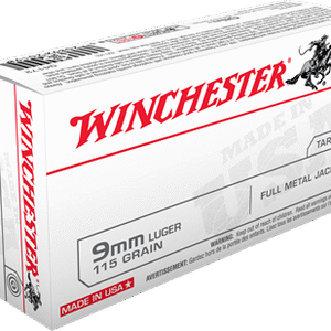 Winchester Ammo Q4172 USA 9mm Luger 115 gr Full Metal Jacket (FMJ)