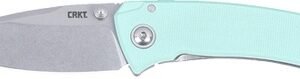 Columbia River CRKT TUNA 2.73" FINE EDGE SS AQUA COMPACT FOLDER