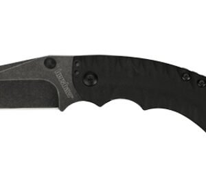 Kershaw 8750TBLKBW Shuffle II 2.60" Folding American Tanto Plain Black Oxide 8Cr14MoV SS Blade Black Glass-Filled Nylon Handle Includes Pocket Clip